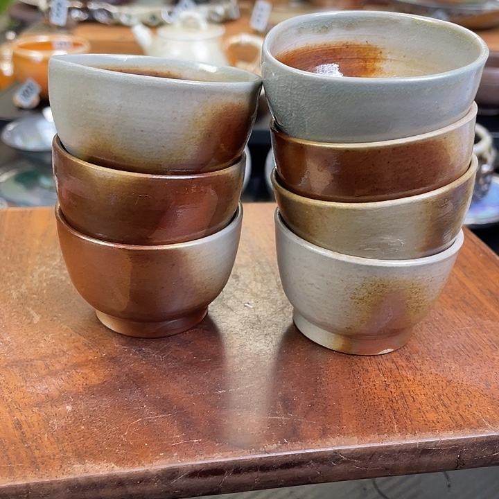 戏***陶艺柴烧陶泥小杯