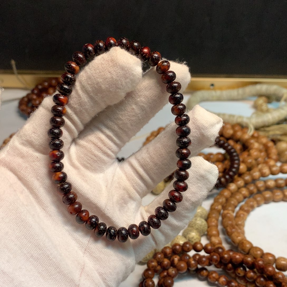 吊坠星月菩提幸***人75黑金玉化小苹果