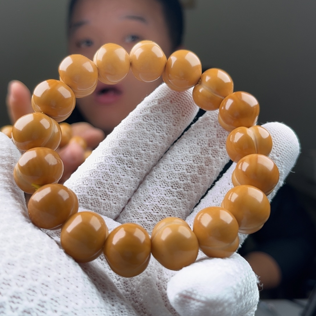 猴头核桃吊坠反油16➕手串