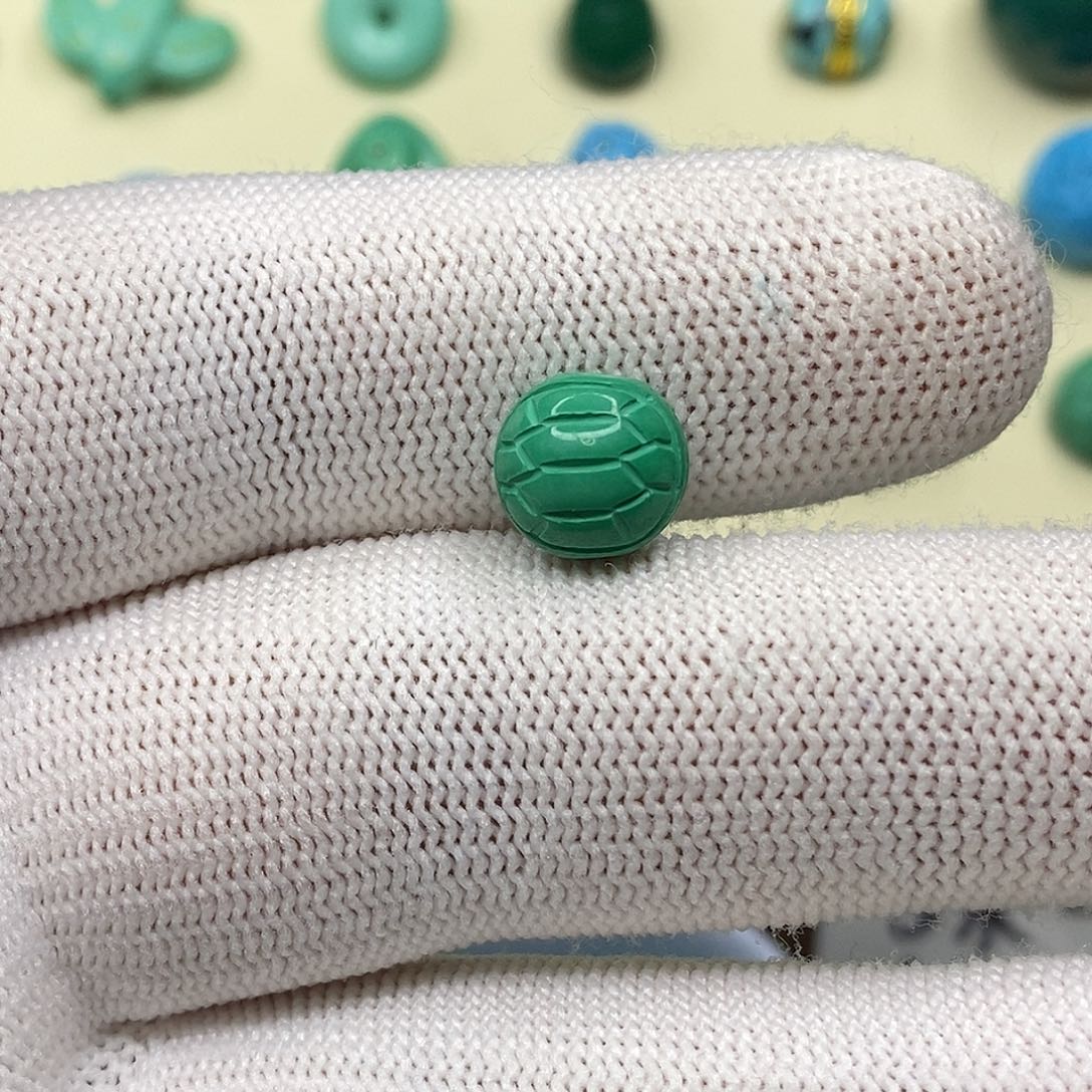 卡10.2mm绿色富甲珠