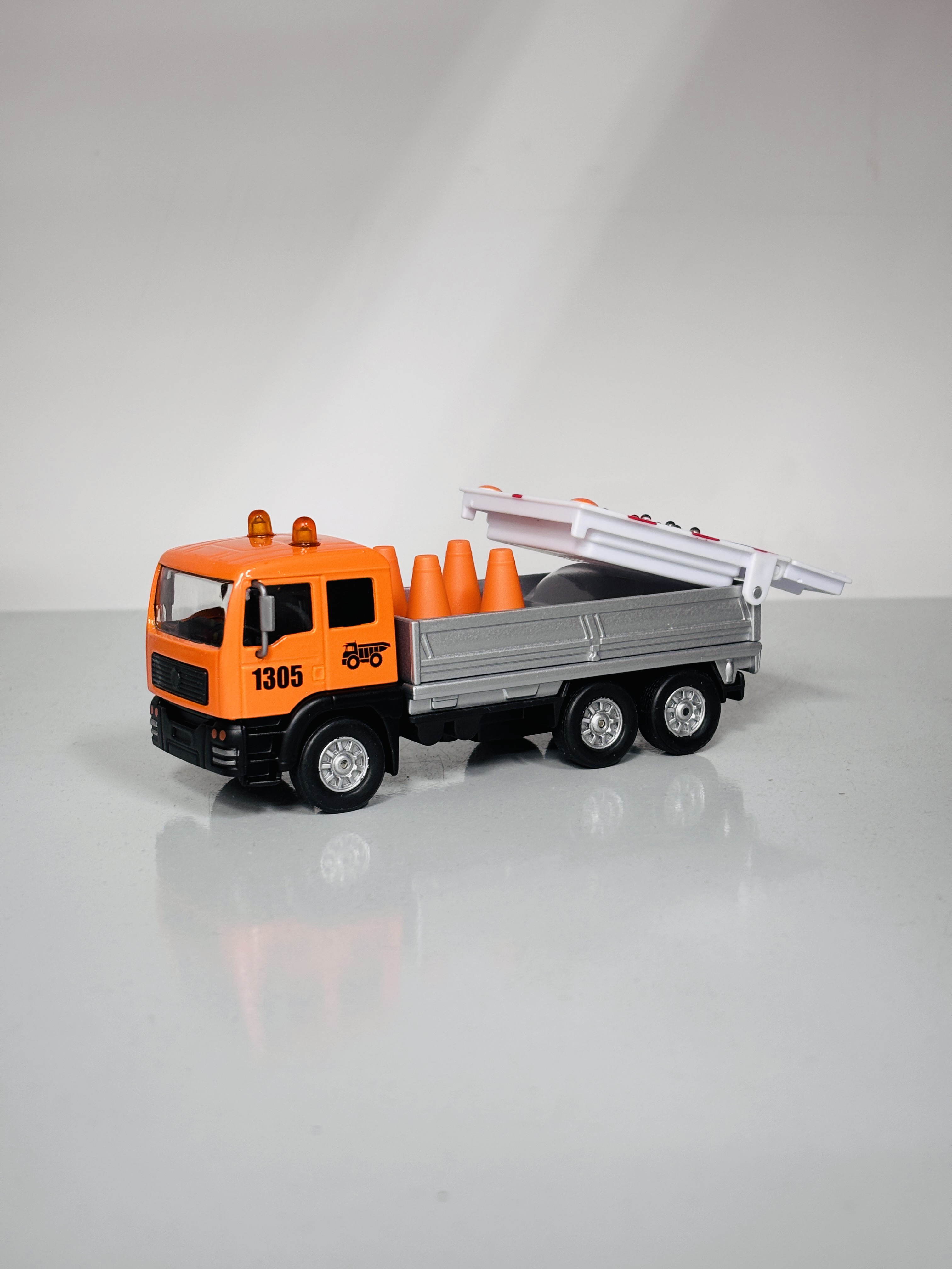 合金声光道路救援吊车带回力车