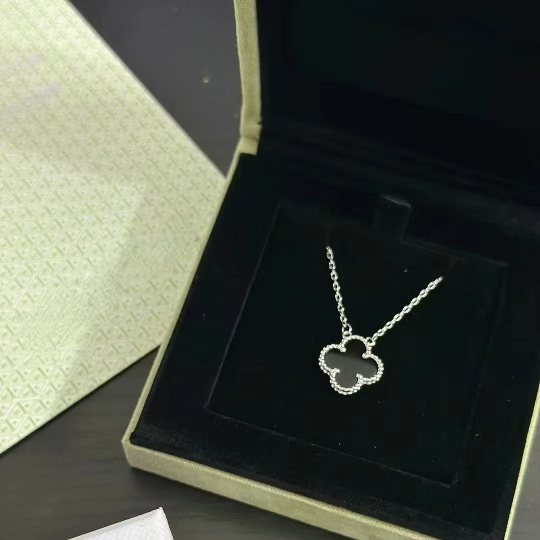 铜合金项链 轻奢经典黑色双面项链186