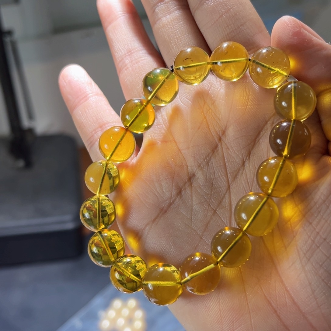 琥珀手链未镶嵌琥珀手串