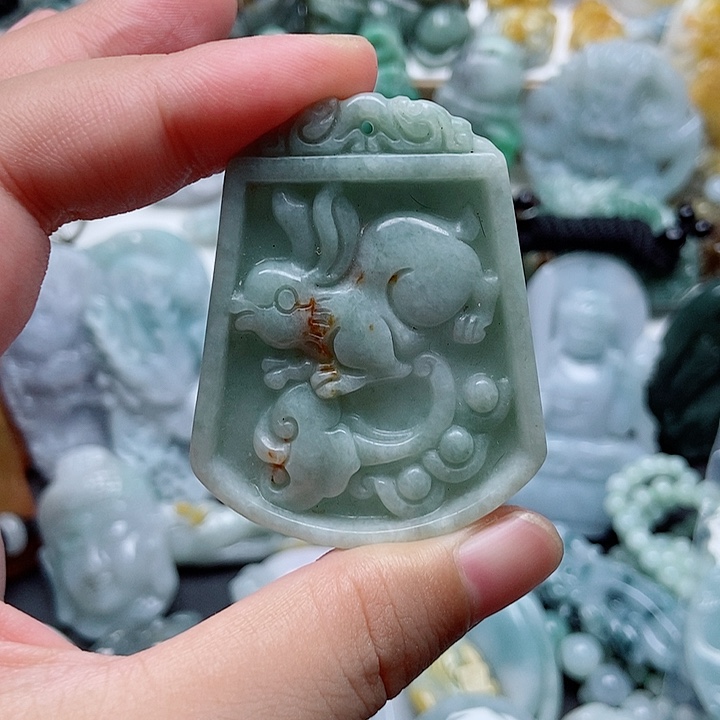 吊坠(不含链)未镶嵌翡翠1