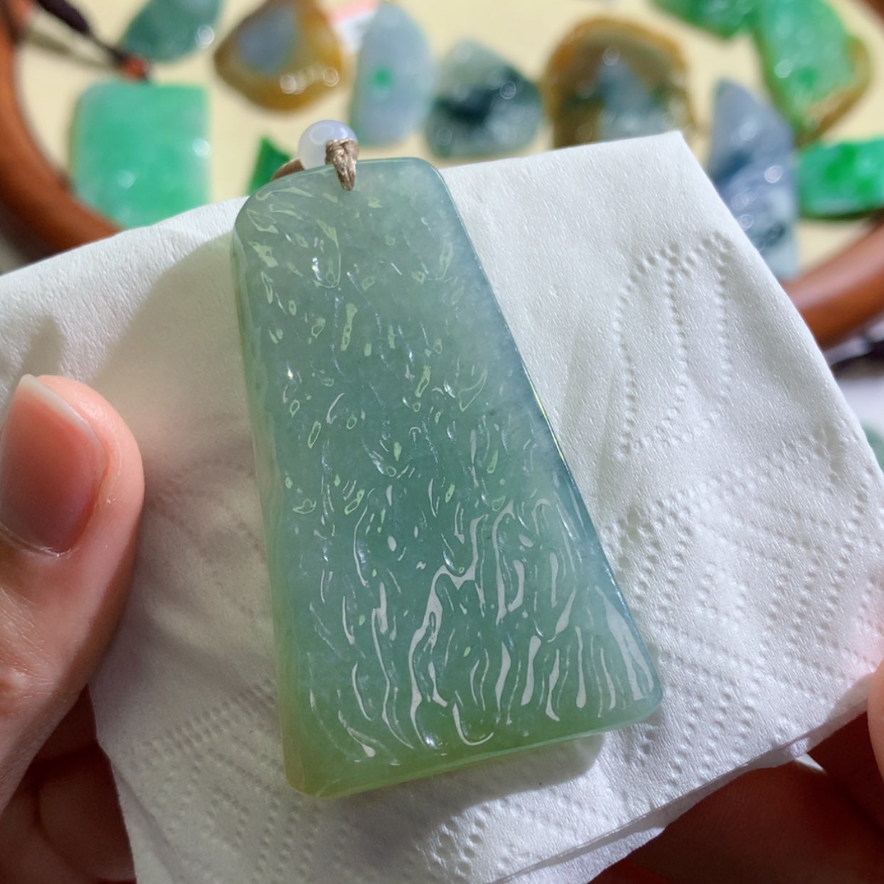 【闪购商品】翡翠吊坠(不含链)未镶嵌 6583