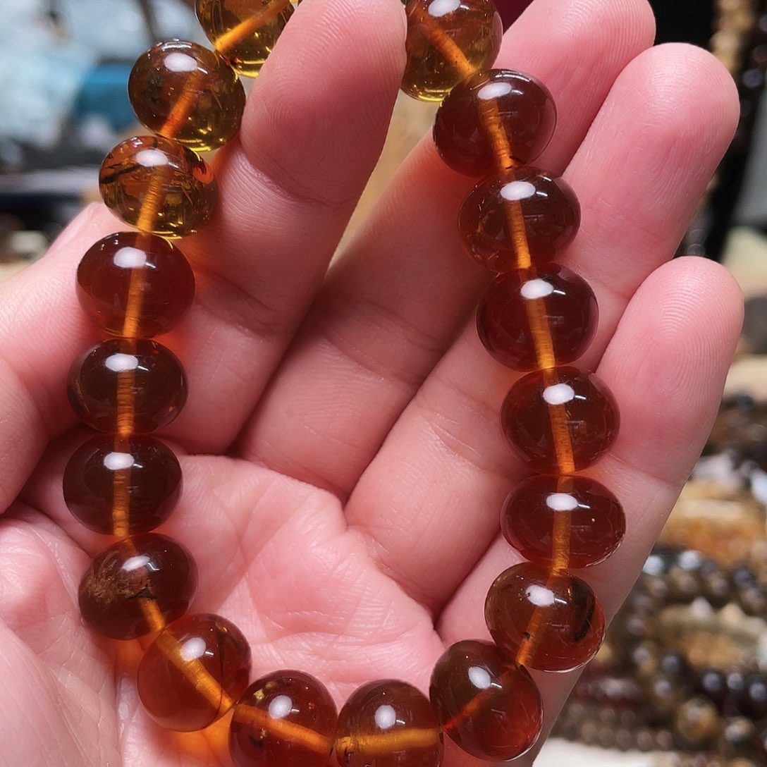 琥珀裸石未镶嵌十三