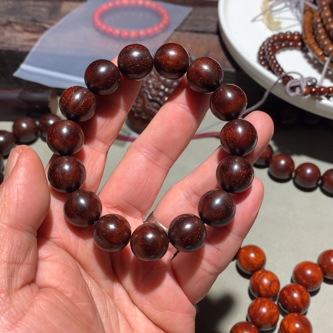 小叶紫檀手串/手链1.5琴杆件