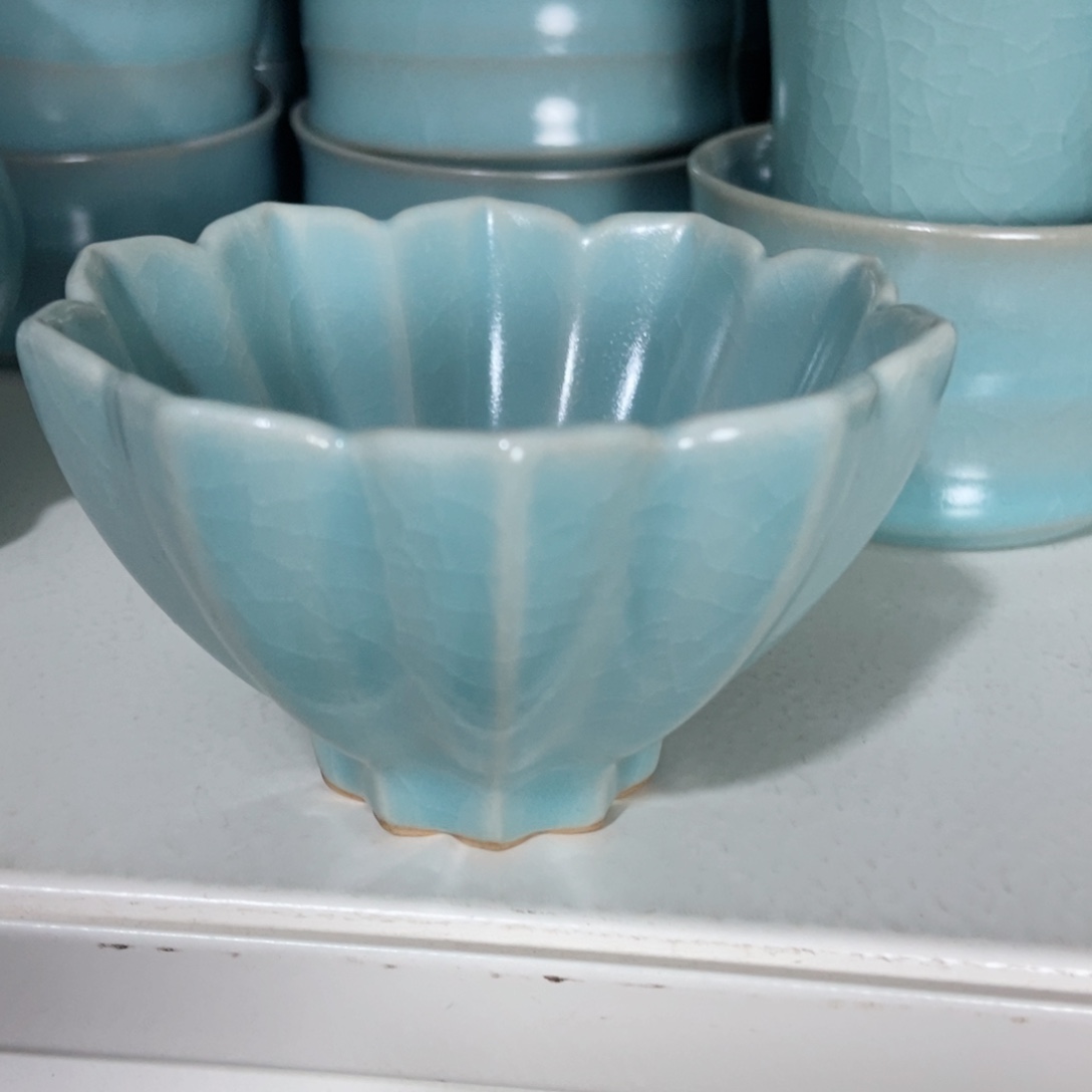 瓷片原产地原矿汝瓷～茶器