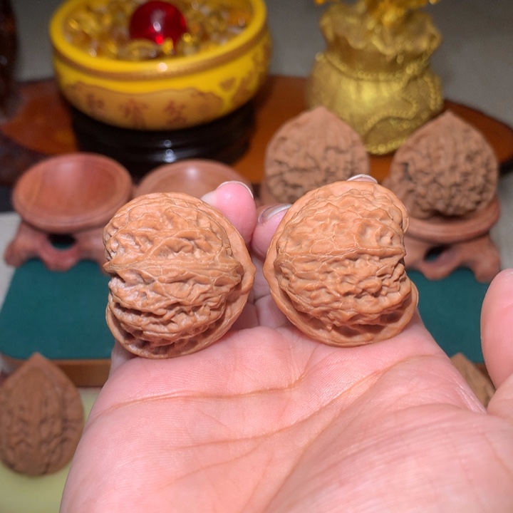 文玩核桃把件邢台宫灯34