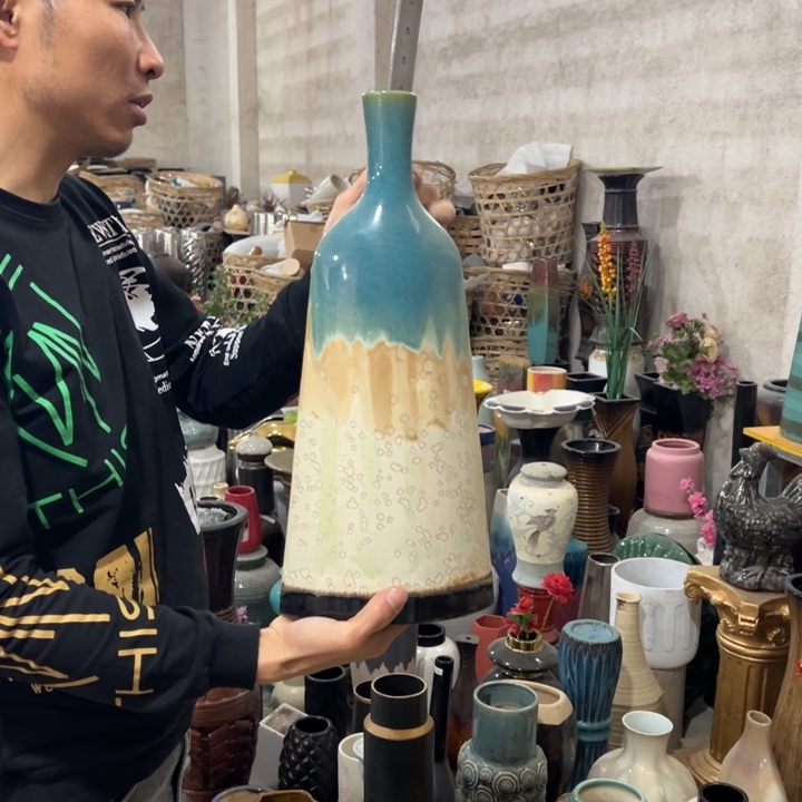 摆件高度45厘米口径3厘米微瑕捡漏