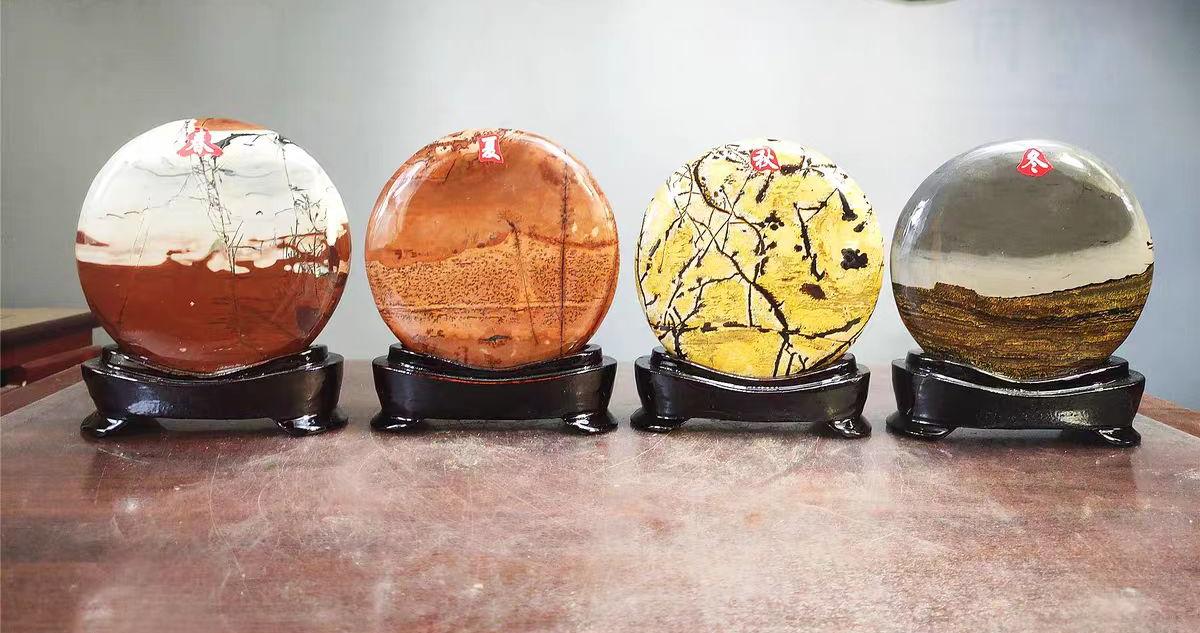 精品家居装饰玄关画面摆件水晶球工艺品摆件付米链接以截图为准