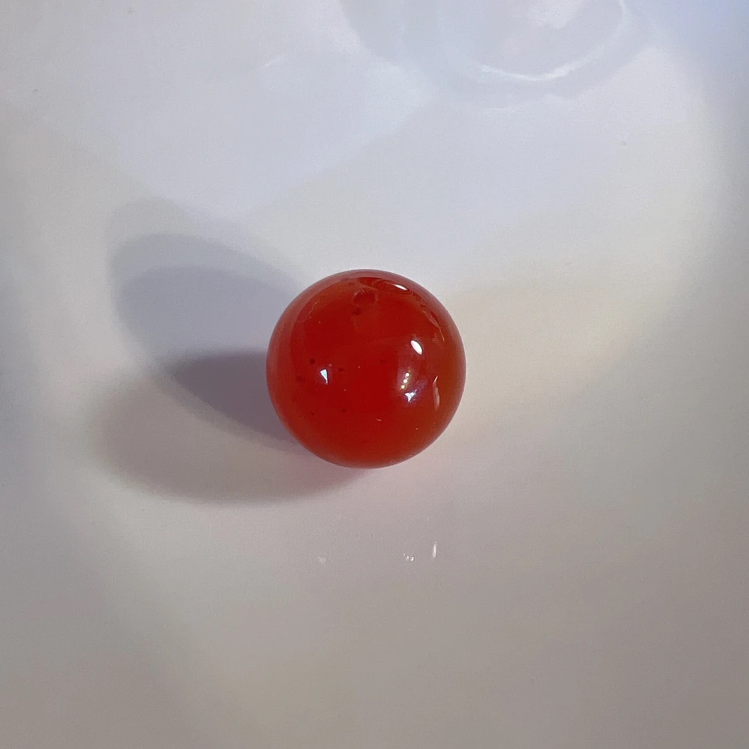 13mm天然南红玛瑙圆形裸石多样性发一