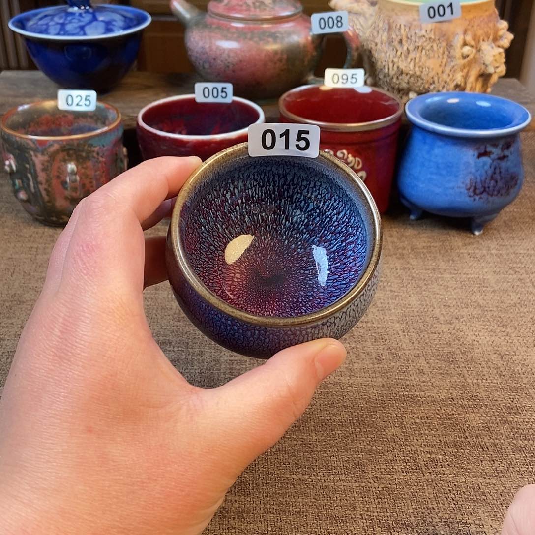 摆件钧瓷主人杯杯