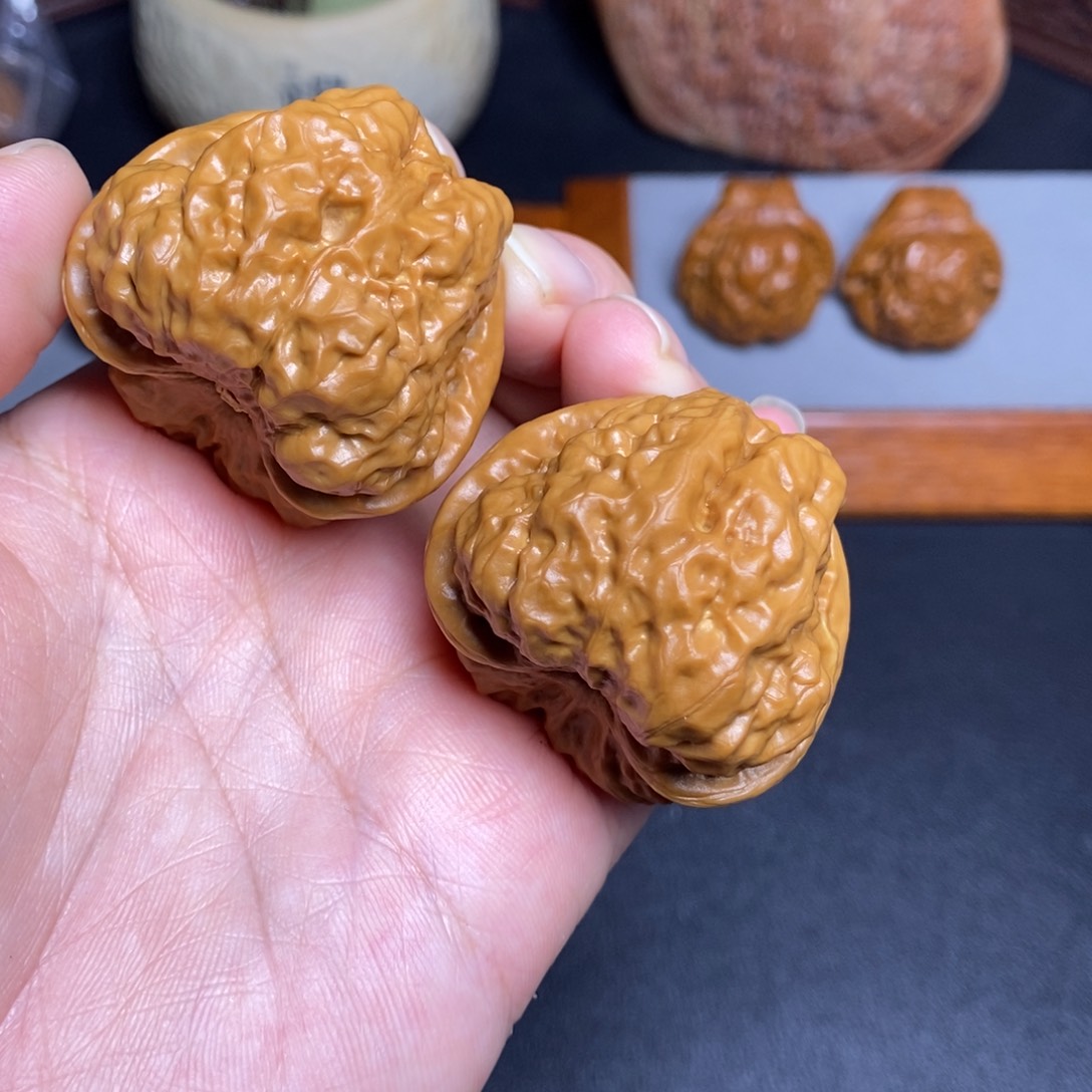 把件文玩核桃42三角蛙