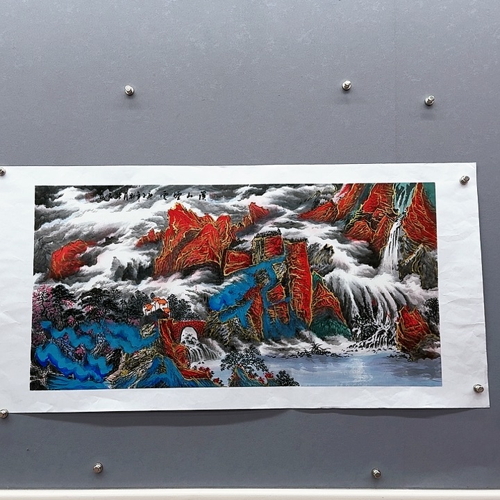国画书法作品多次参加
