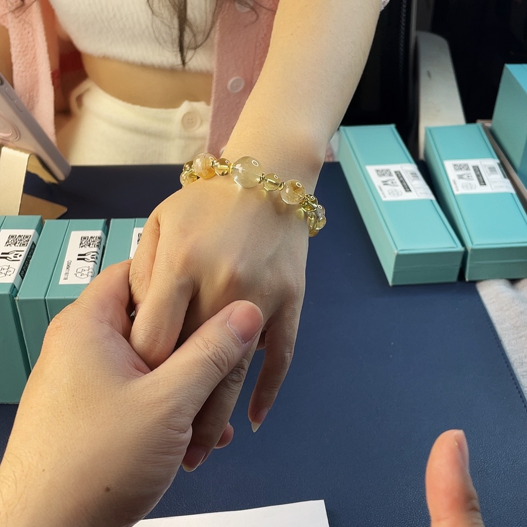 手链银S925镶嵌水晶