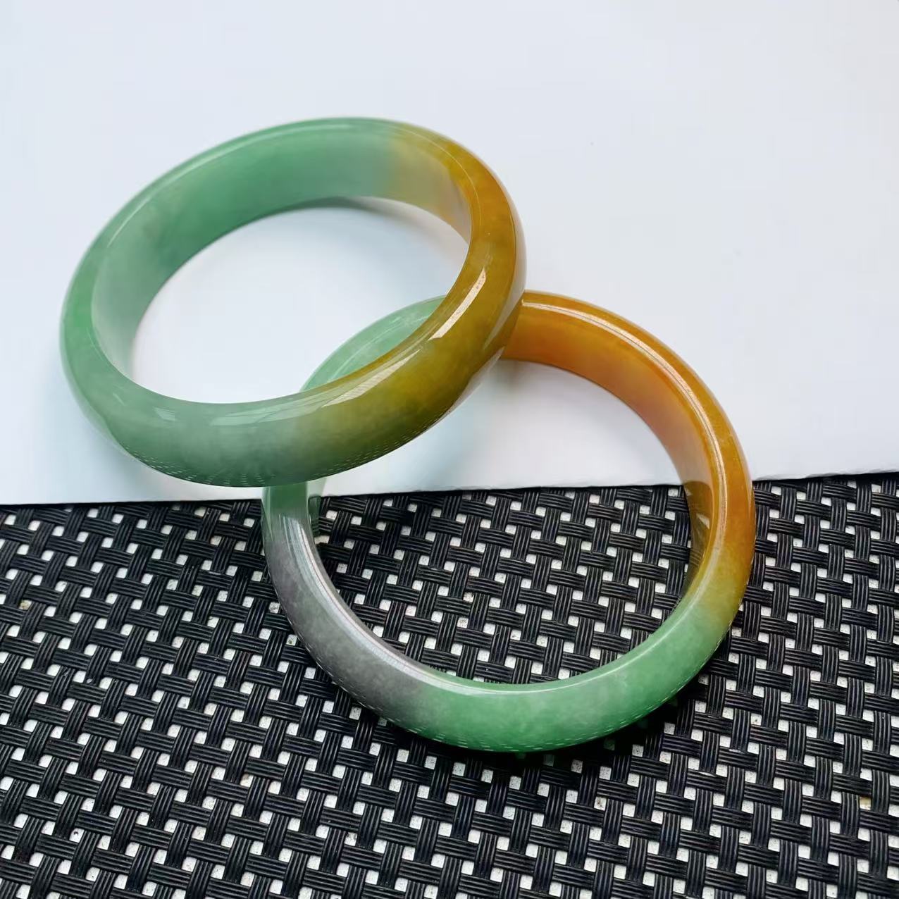 [石矿]豆绿黄色常规时尚女多样性发一个 奇石