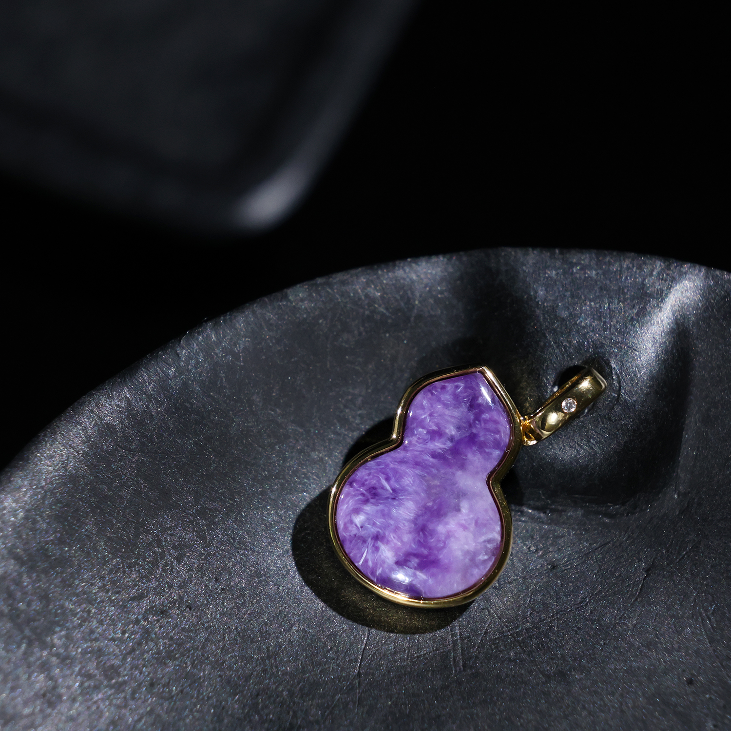 【思嘉】幻紫 · 白瓷妖紫葫芦吊坠 | 多样性发一 DFS001