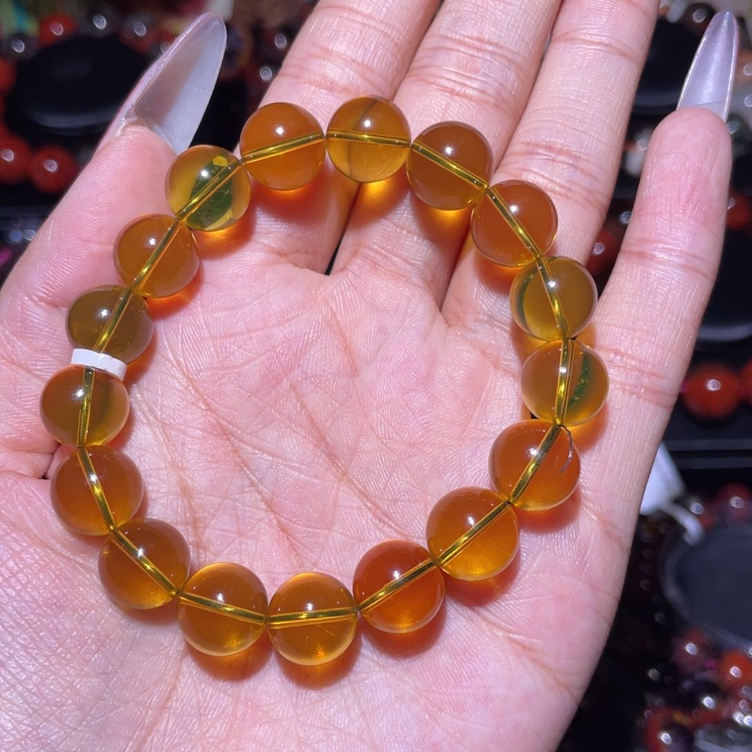 蓝珀裸石未镶嵌蓝珀11