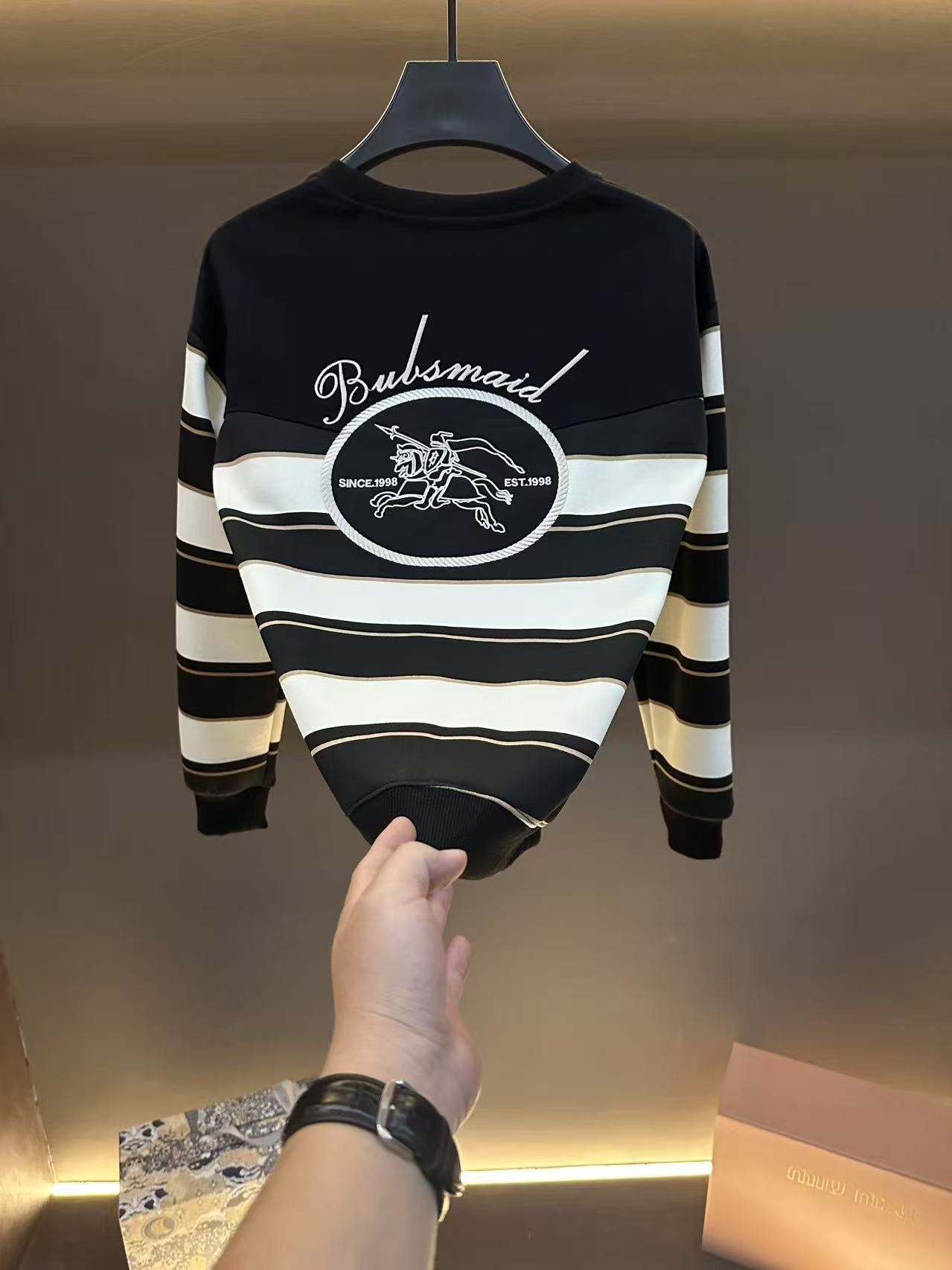 男士秋季新款轻奢休闲百搭修身时尚卫衣F727