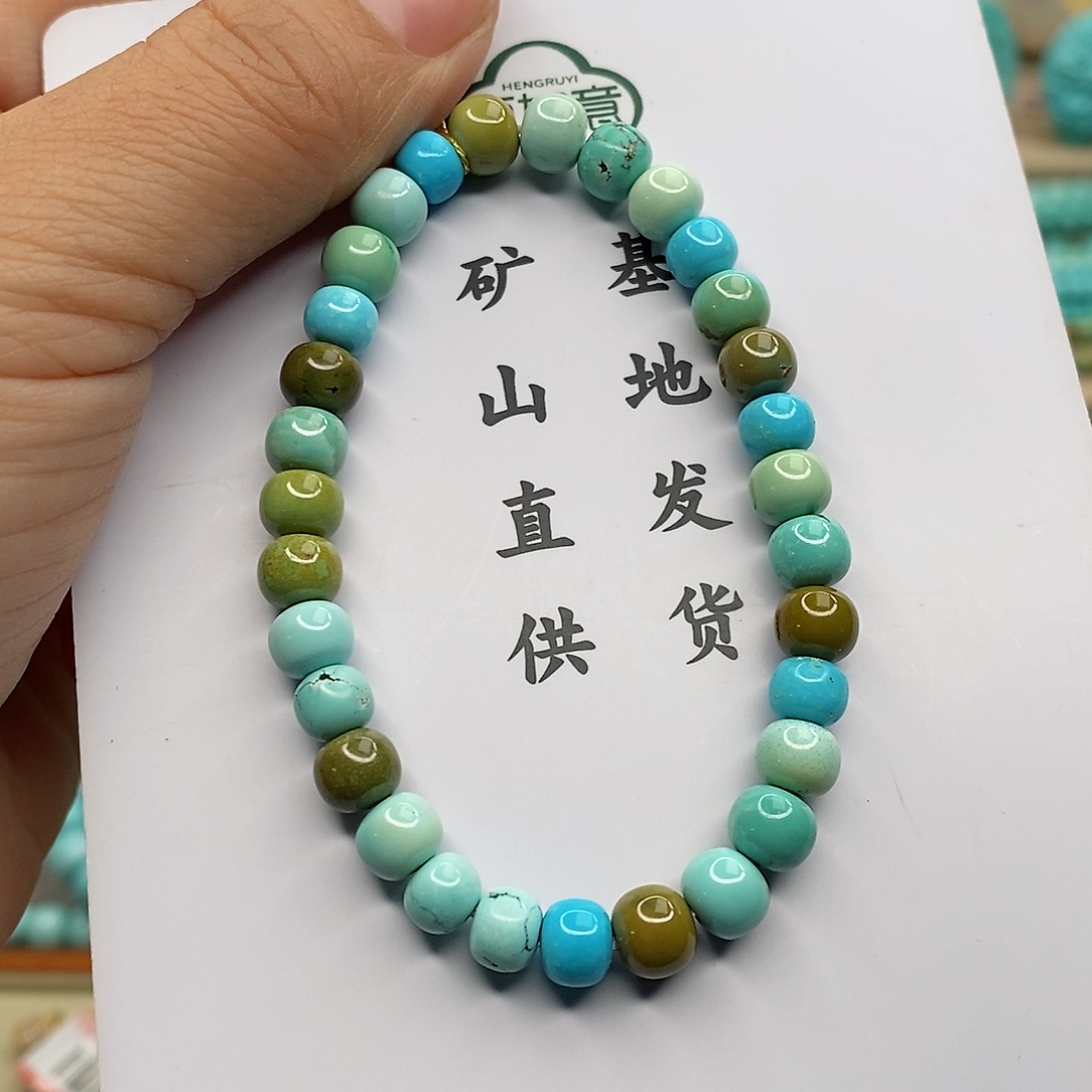 绿松石珠宝奇石未镶嵌