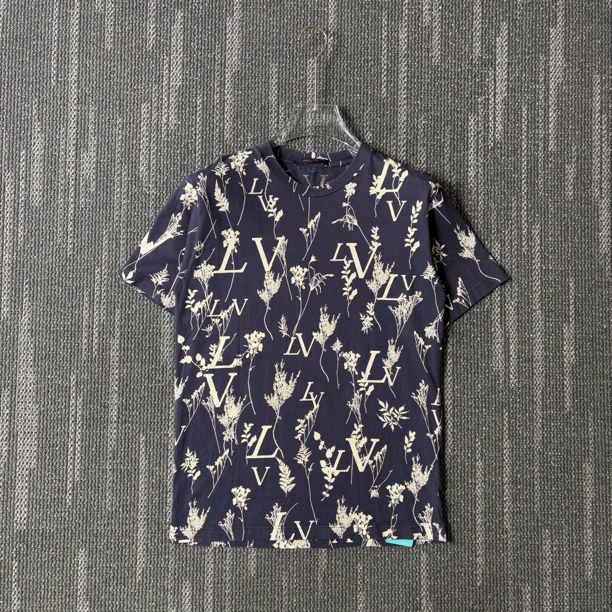 99新 LouisVuitton/路易威登 麦穗字母印花短袖T恤/L码/3337