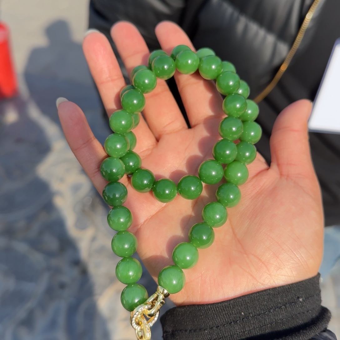 和田玉颈饰未镶嵌浩*美