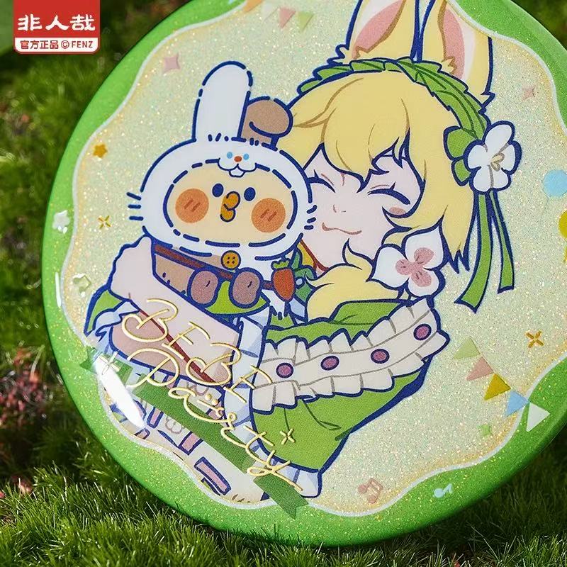 【小鹦鹉正比】非人哉×小鹦鹉BEBE联名马口铁徽章盲盒动漫吧唧胸针