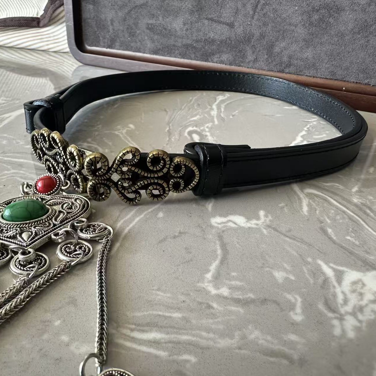 儿童成人蒙古袍腰带可调长度