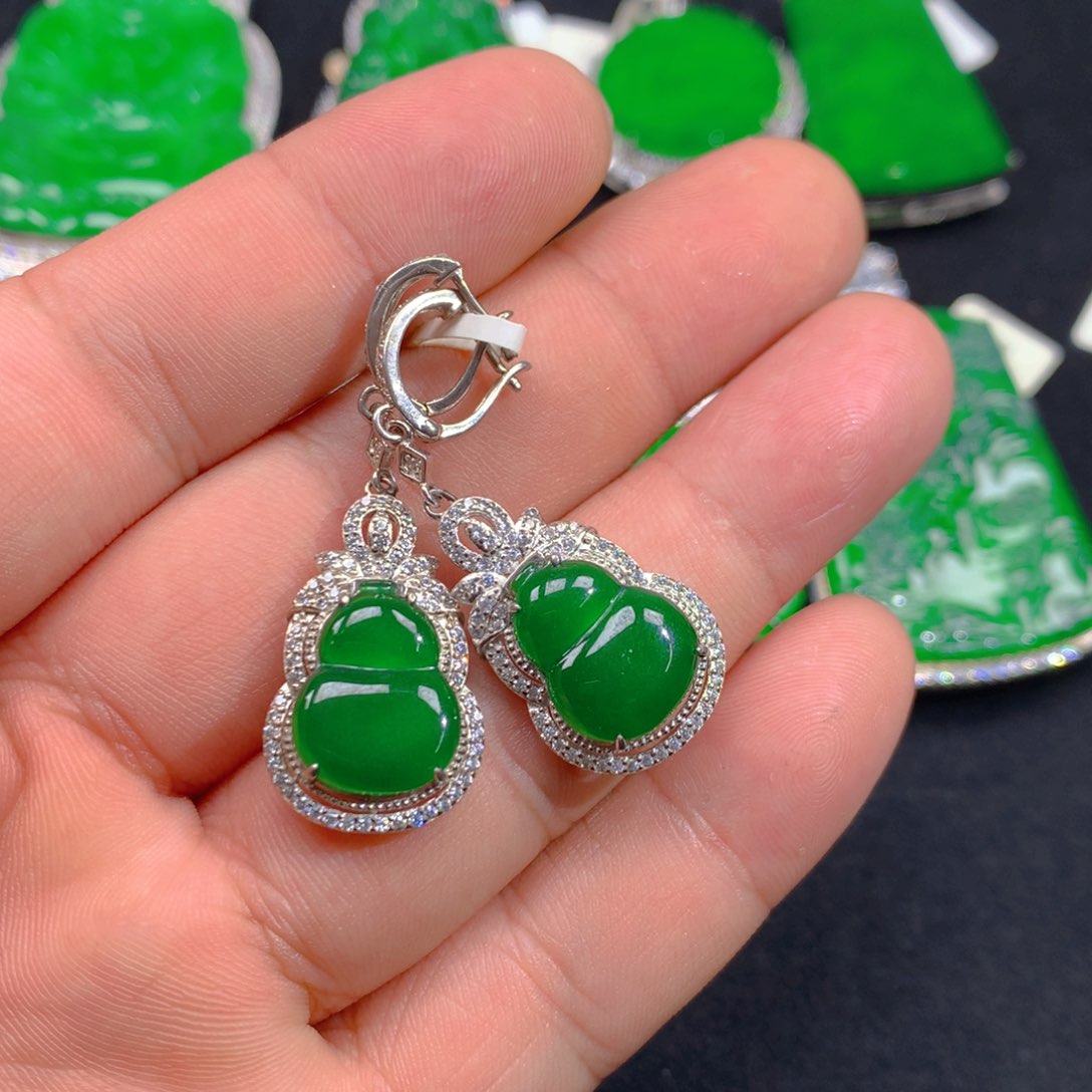 翡翠颈饰银S925镶嵌111111111111