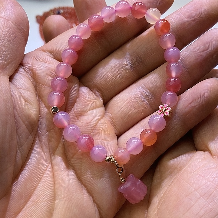 玛瑙/玉髓未镶嵌手链