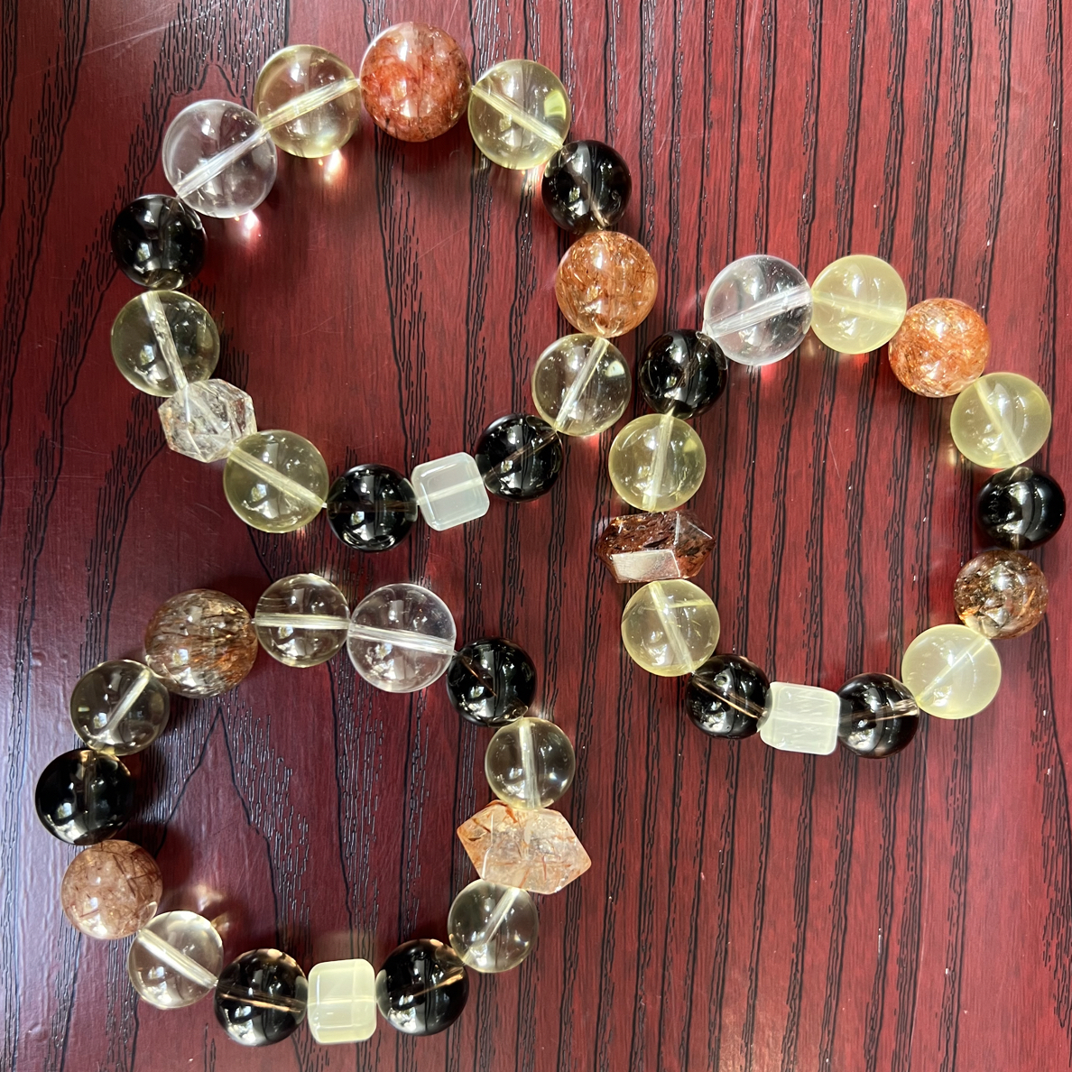 【飞黄腾达】黄水晶黑金超七*星宝手作（多样性发一）QIC先鉴后发