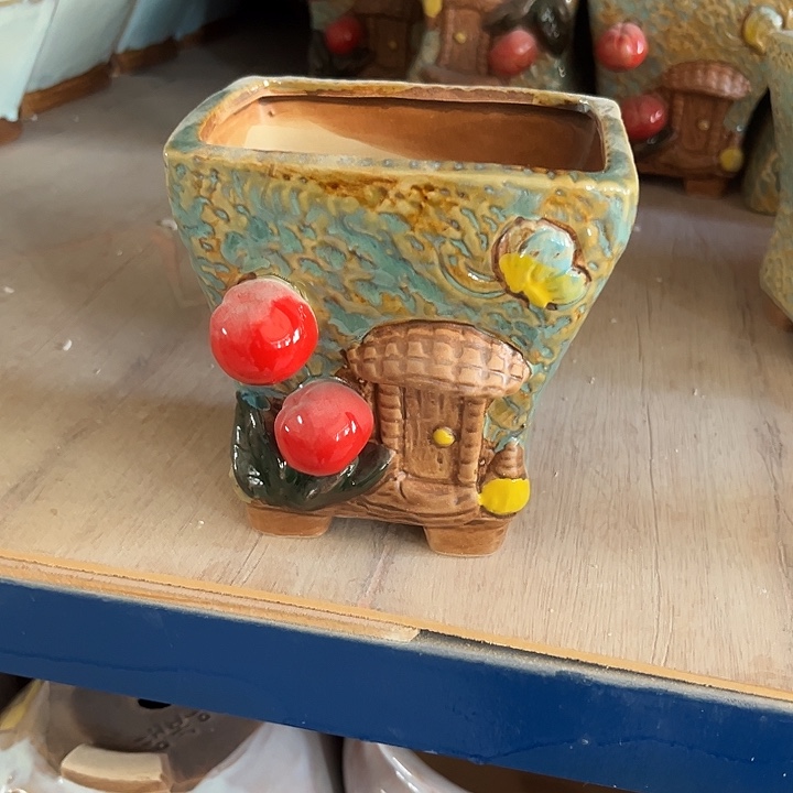 粗陶材质多肉花盆