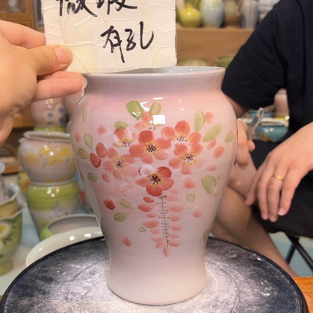 景德镇陶瓷花盆微瑕12