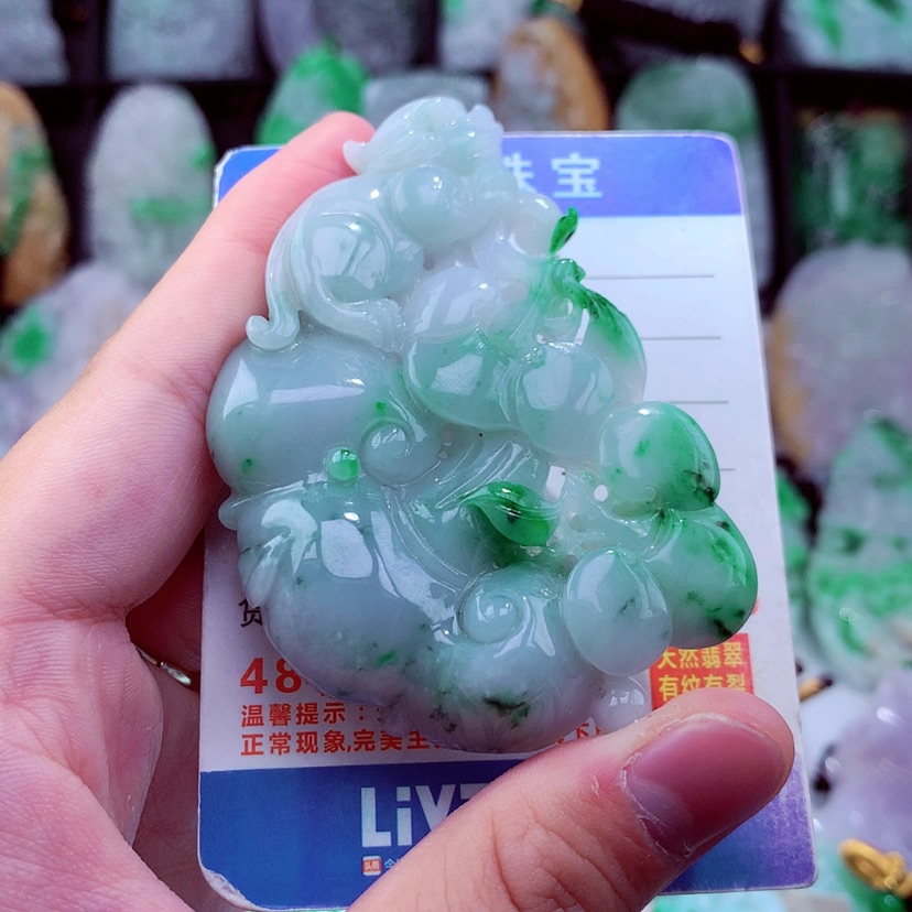 【闪购商品】翡翠颈饰未镶嵌挂件