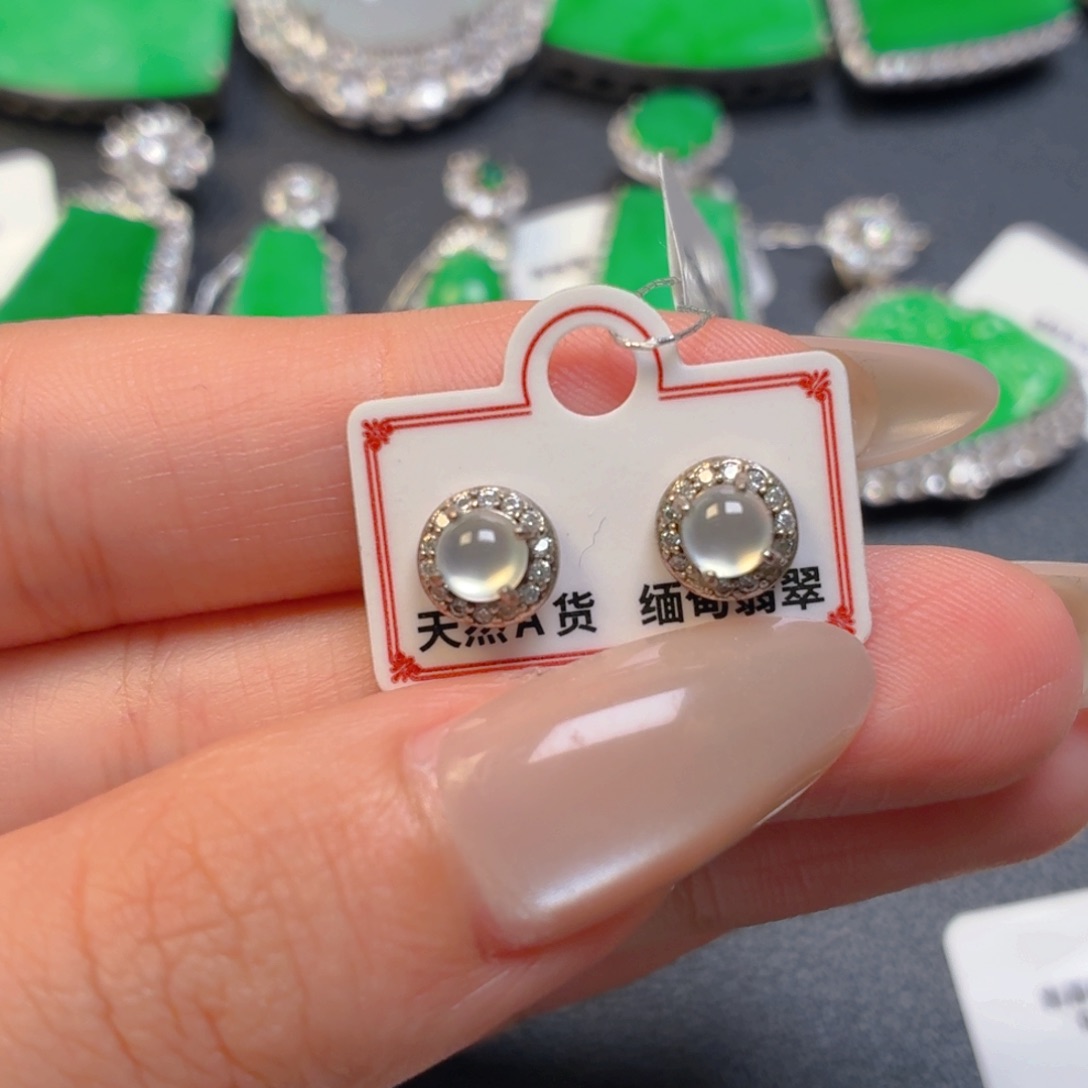 翡翠银S925镶嵌颈饰