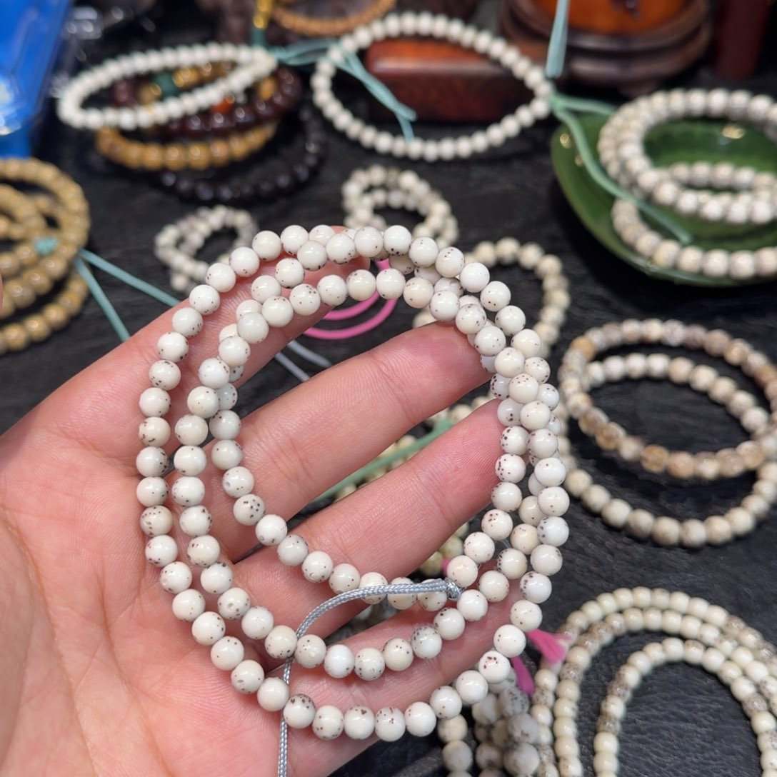 手串星月菩提6圆冰糖108