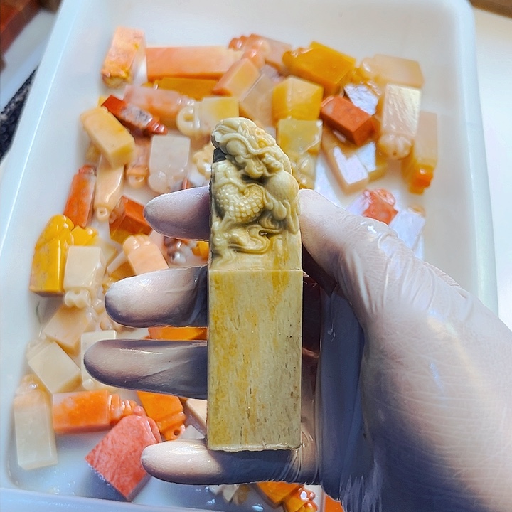 寿山石印石今天我也很