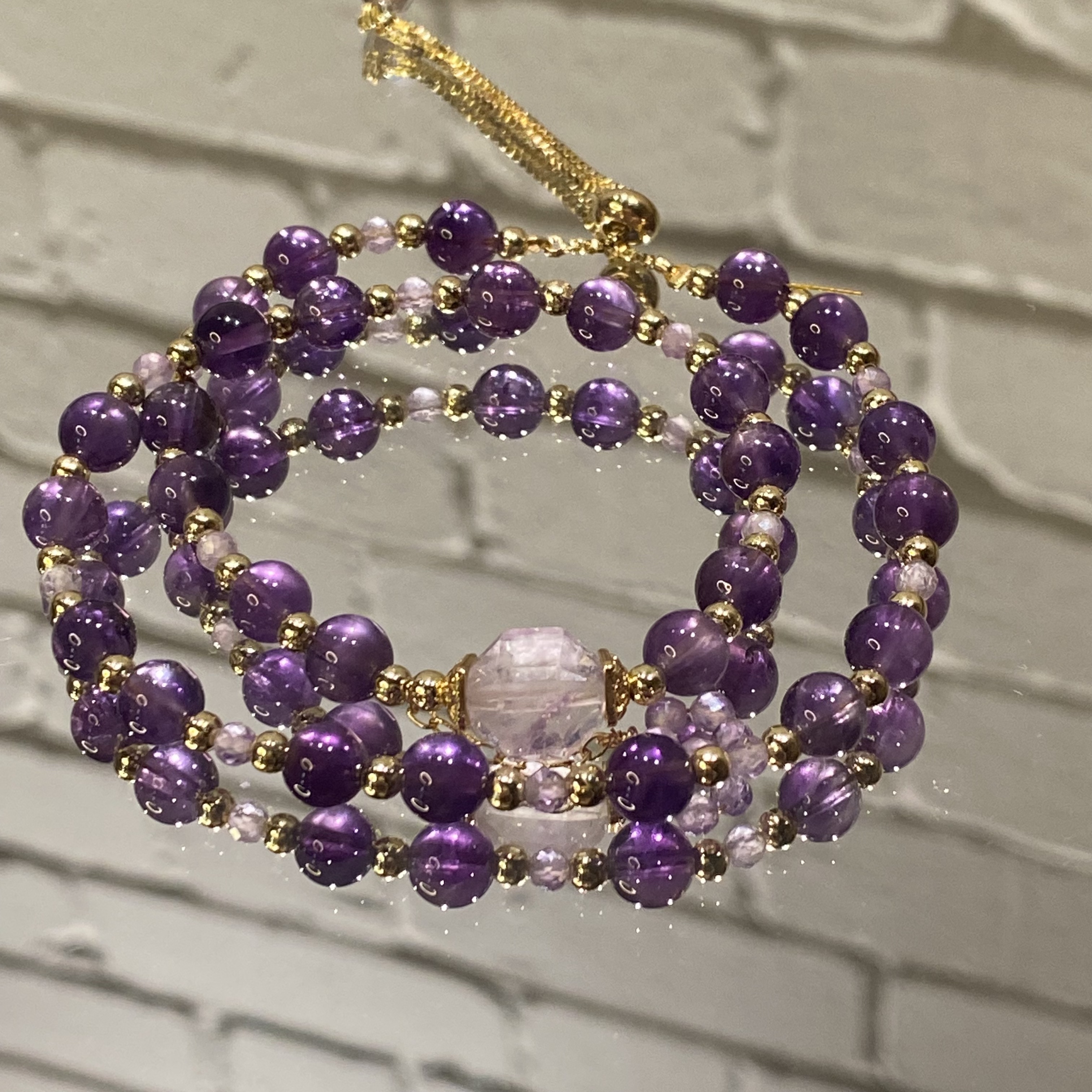 小众百搭设计感时尚个性水晶手链10865-01