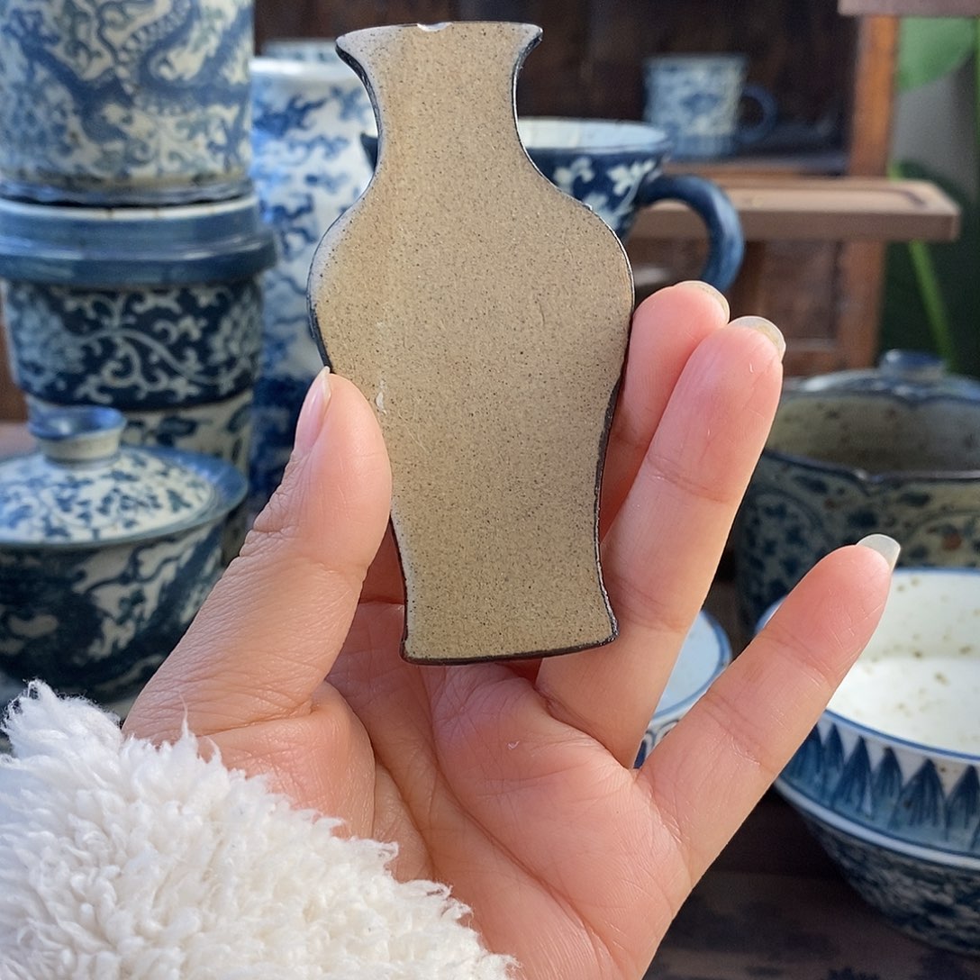 陶手工手绘青花高温陶瓷