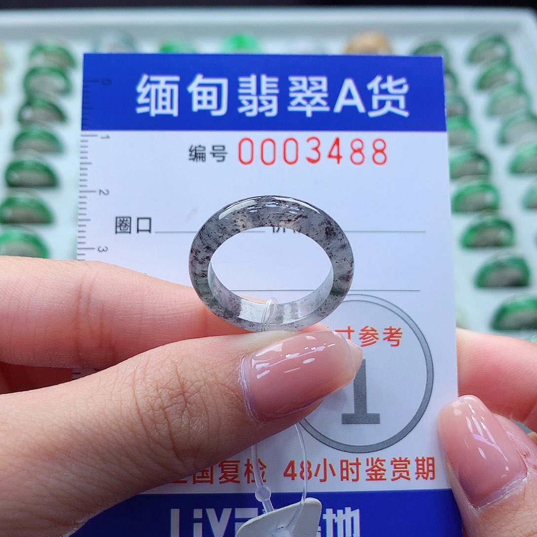 未镶嵌戒圈翡翠15号