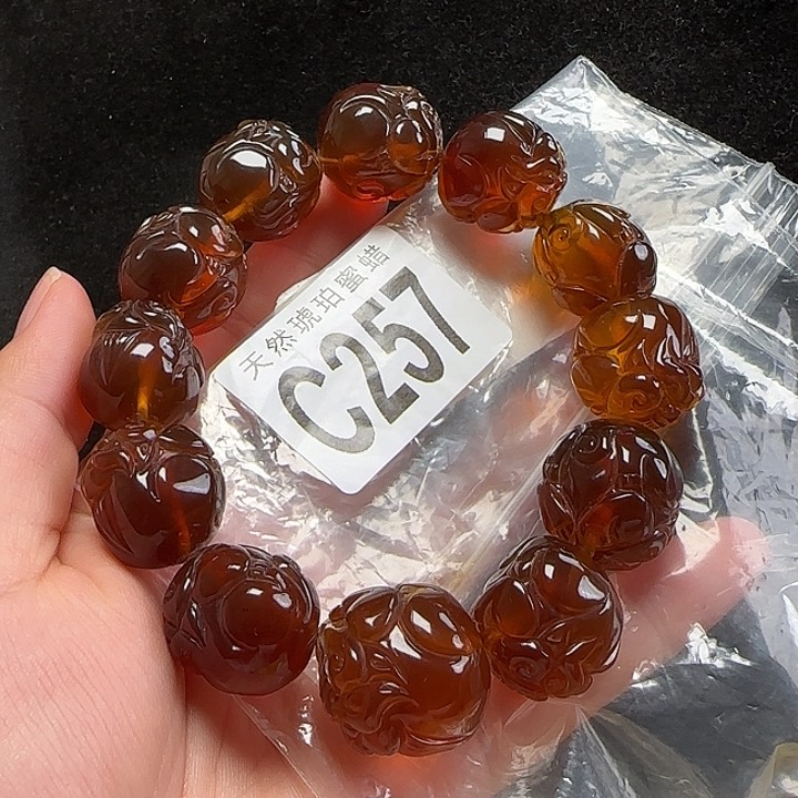 未镶嵌琥珀（棕珀）珠宝奇石