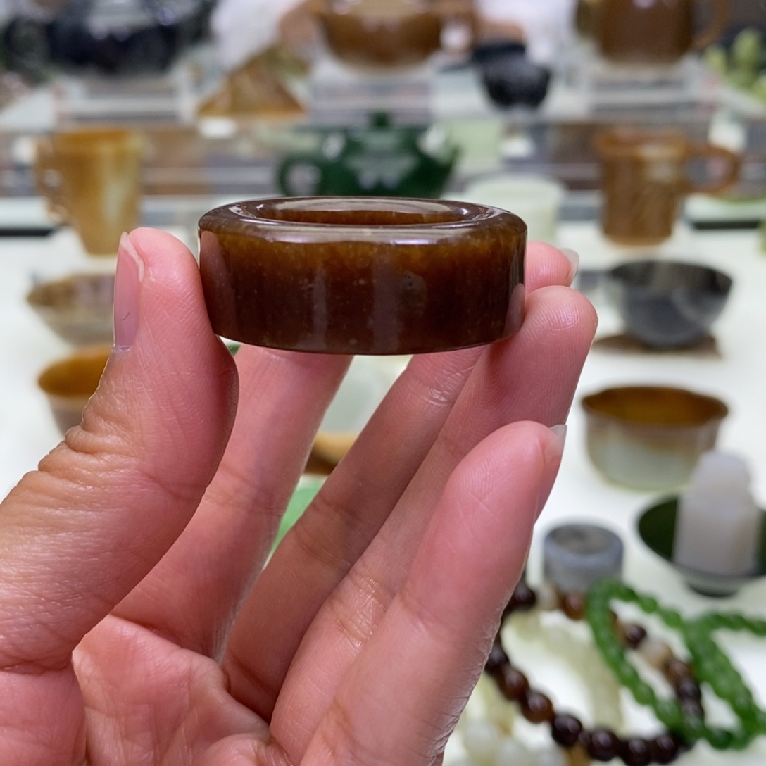 和田玉扳指未镶嵌