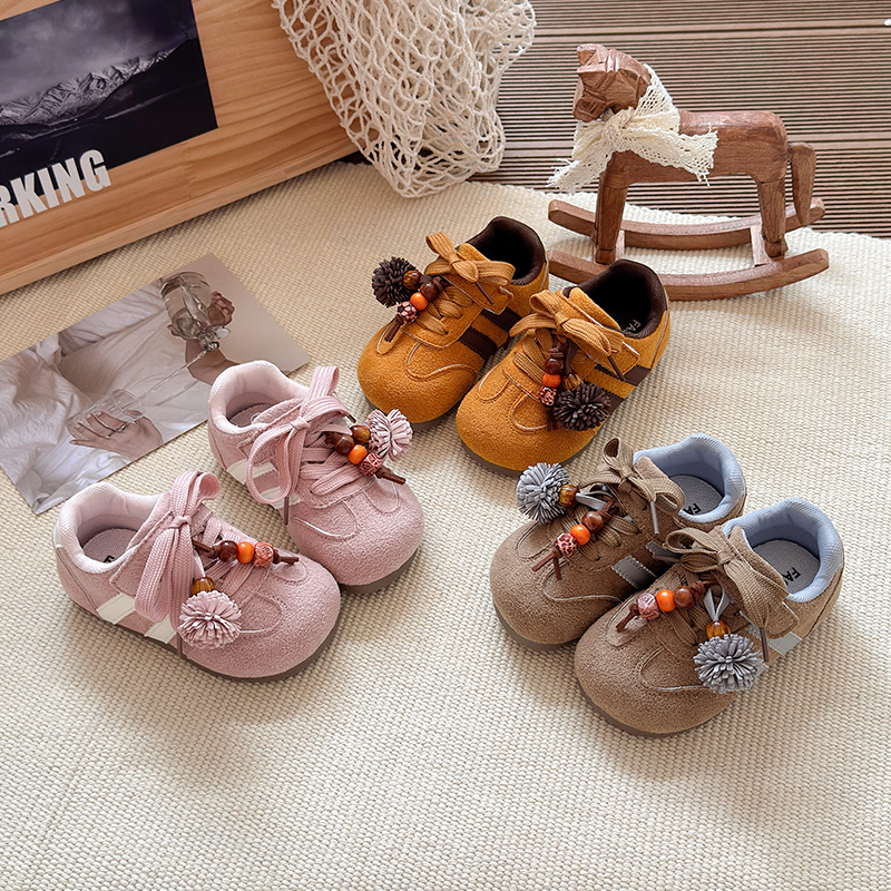 榛果流苏森系德训鞋P01