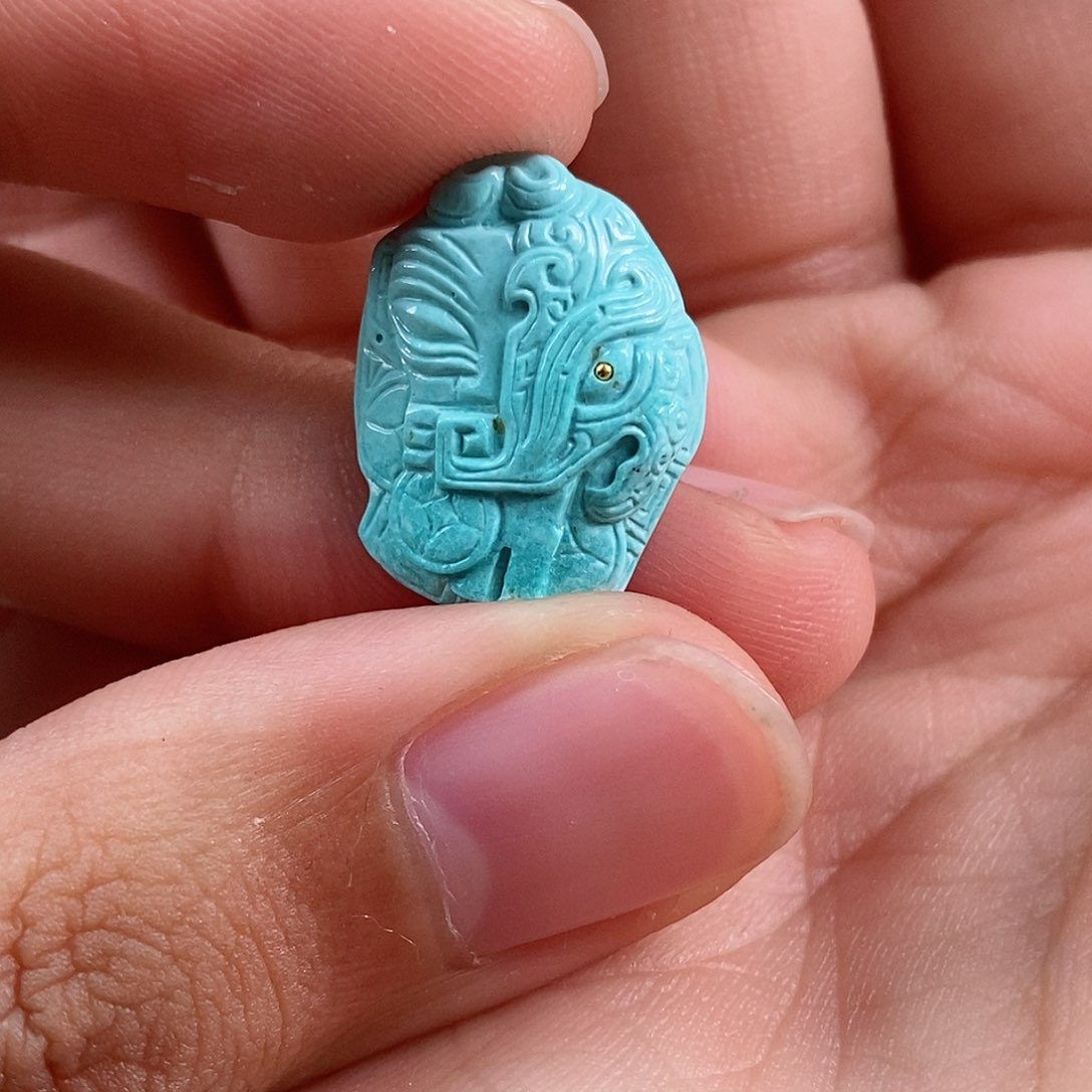 绿松石珠宝奇石未镶嵌