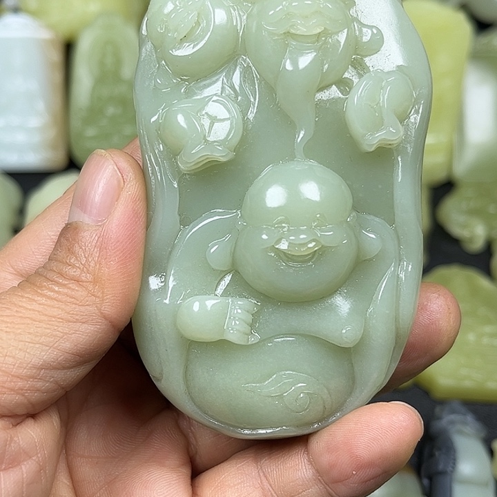 和田玉（糖玉）未镶嵌颈饰