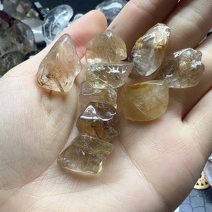 安***化珠宝半成品水晶未镶嵌17水晶