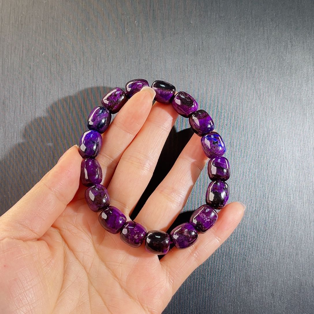 苏纪石（舒俱来）南非舒俱来老矿料手串未镶嵌