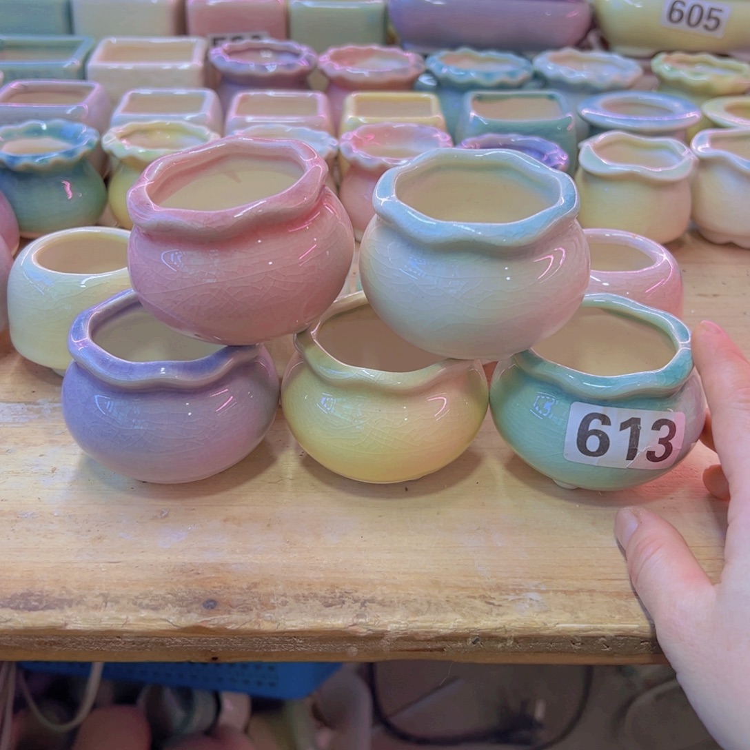 陶瓷花盆当场凑满12包邮