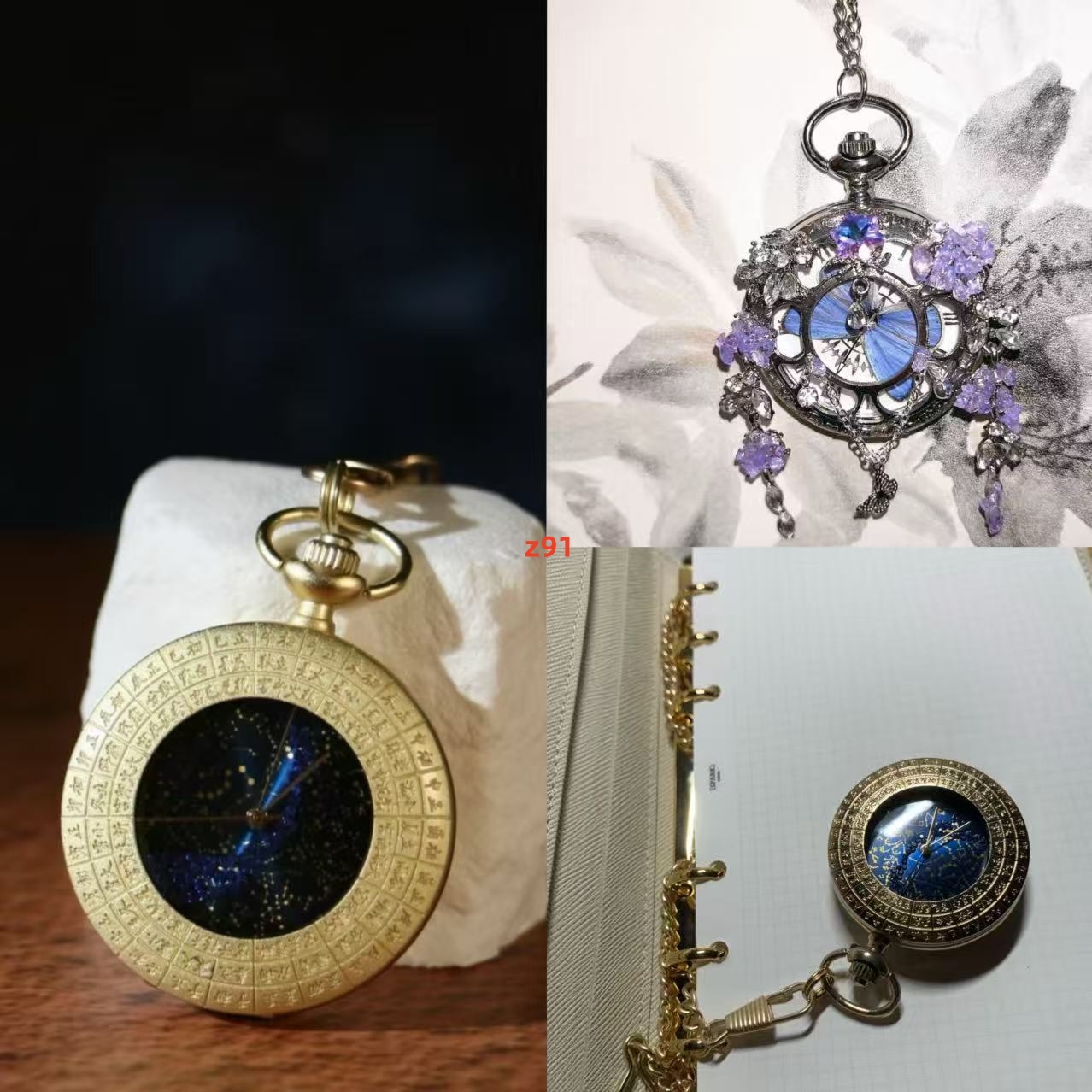 复古怀旧潮流石英怀表古典机械时尚风，发货以直播间展示为准z217